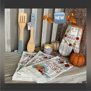 Autumn Blessings Kitchen Set with Towels and Utensils 🍃🆕🍃